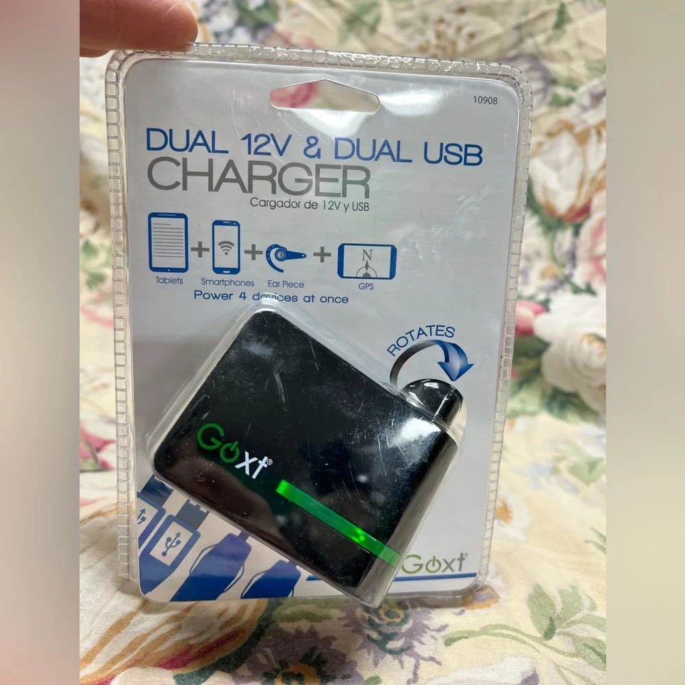 Adapter I-x Dual 12v USB charge